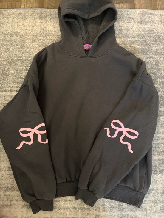 Edikted Sweaters - Edikted Bonney Bow Detail Hoodie